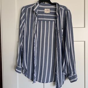 Striped button up